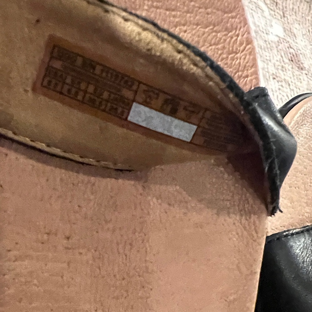 UGG Black Leather Espadrille Platform Sandals with Buckle - Picture 11 of 12
